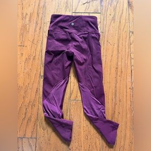 Size 2, Lululemon, maroon workout tights- perfect